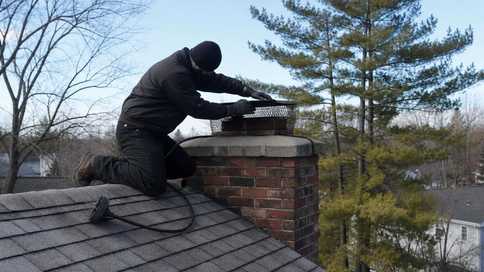 Practical chimney sweep & inspection in Highwood